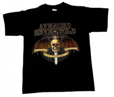 Tricou Avenged Sevenfold &amp;amp;quot; heavy fucking metal &amp;amp;quot; foto