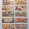 Lot set lichidare colectie 10 carti postale ilustrate cu imagini vechi de reclama sapunuri frantuzesti