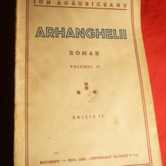 Ion Agarbiceanu -Arhanghelii vol II interbelica ,Ed.IIa