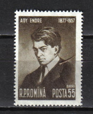 RRR 80 DE ANI DE LA NASTEREA ADY ENDRE. LP. 446 MNH LUX foto