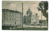 172 - Timisoara, SYNAGOGUE, Romania - old postcard - used - 1915, Circulata, Printata