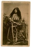 2355 - ETHNIC woman - old postcard - unused