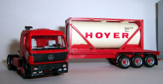 Herpa Mercedes SK bulkcontainer HOYER 1:87 foto