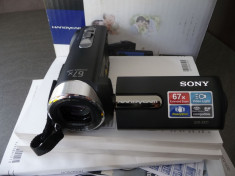 CAMERA VIDEO SONY DVR-SX21E LA CUTIE FULL BOX FILMARE PE CARD FOTOGRAFII REALE LIVRARE GRATUITA foto