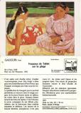 Ilustrata pictura Paul Gaugain -editata Italia, Europa, Necirculata, Printata