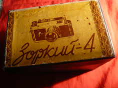 Cutie carton si panza- pt. Aparat Foto Zorki 4 URSS foto