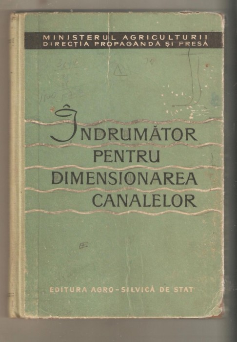 Indrumator pentru dimensionarea canalelor