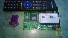 Placa TV Tuner DVB-S Skystar 2 TechniSat Rev 2.6D+ telecomanda + senzor IR foto