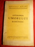 Antologia Umorului Romanesc -Ed.IIa 1935 -Ed. Adevarul