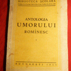 Antologia Umorului Romanesc -Ed.IIa 1935 -Ed. Adevarul