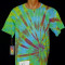 Tricou barbati, Holi tie-dye ( FB ), imprimeu unicat realizat manual, vopsea de cea mai buna calitate, foarte rezistenta la spalat,