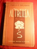 Mircea E.Balaban - Al Treilea -Roman- Prima Ed. 1943