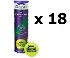 Articole Tenis ; Bax 72 Mingi Tenis SLAZENGER Wimbledon, 18 cutii x 4 mingi, JucamTenis, COD XSlaz foto