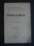 IOSIF POPOVICI - ORTOEPIA SI FONETICA {1923}