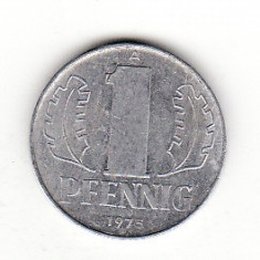 Germania - R.D.G. - 1 pfennig 1975 - KM# 8.1