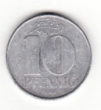 Germania - R.D.G. - 10 pfennig 1968 - KM# 10, Europa