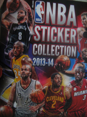 PANINI - NBA colectie stikere 2013 / 2014 (revista + 10 stikere) foto