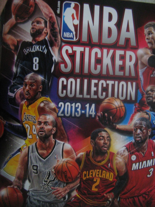 PANINI - NBA colectie stikere 2013 / 2014 (revista + 10 stikere)