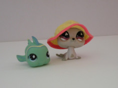 LITTLEST PET SHOP - JUCARII PLASTIC MARCA HASBRO - PESTISOR SI O FOCA CU PALARIE, COPII VARSTA 4+ foto