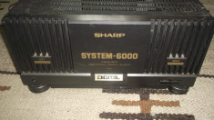 amplificator de putere sharp japan consum 650w model sm 6000h(gy) foto