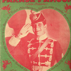 253 PARTITURA antebelica - Paris, je t'aime d'Amour -Parade d'Amour- production Paramount-text in engleza si franceza -fox-blues -starea care se vede