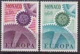 Monaco 1967 -cat.nr.729-30 neuzat,perfecta stare-europa-cept