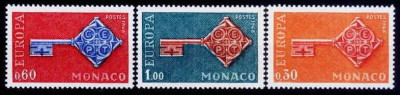 Monaco 1968 -cat.nr.749-51 neuzat,perfecta stare - europa-cept foto