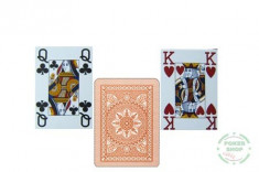 Carti Poker MODIANO 100% plastic cu spate maro foto