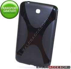 HUSA TABLETA SAMSUNG GALAXY TAB 3 7.0 P3200 P3210 SILICON GEL TPU NEAGRA - TRANSPORT GRATUIT POSTA RO! foto