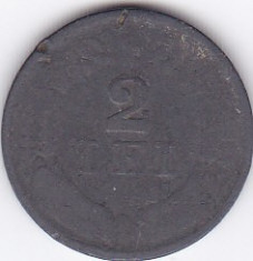 Moneda Romania (regat) 2 Lei 1941 - KM#58 VF foto