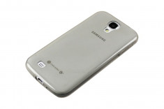 Samsung S4 - Husa Ultra Slim 0.3mm Silicon Moale Transparent Culoare Fumurie foto