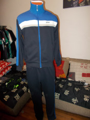 OFERTA ! Trening 100% ORIGINAL ASICS BUMBAC 100% bluza+pantalon MODEL 2014 adus din germania -S- foto