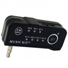 Modulator Fm Car Kit + Music cu Mufa de Conectare Jack 3,5 foto