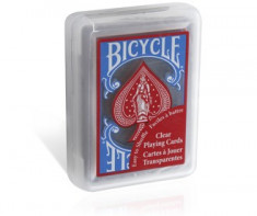 BICYCLE CLEAR - carti din plastic transparente foto