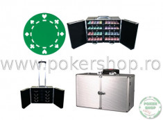 Set de poker de 2000 chip-uri Suited in geanta de aluminiu foto