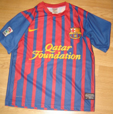 Tricou F.C Barcelona Nr. 7 David Villa marimea M 7 Nike (original) foto