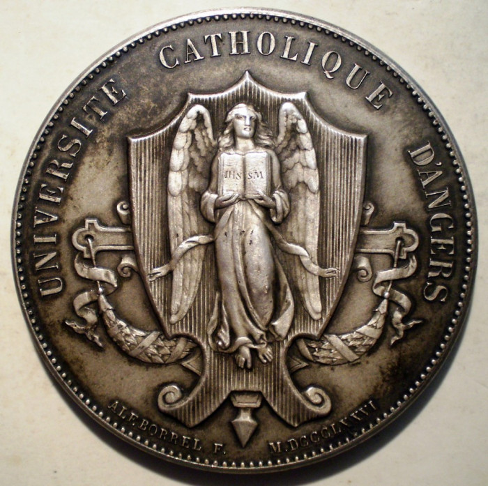 5.363 MEDALIE FRANTA UNIVERSITE CATHOLIQUE D&rsquo;ANGERS J. DUBREUIL 1937 BORREL AG