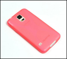 Husa SLIM roz Samsung Galaxy S5 Neo + Folie protectie display CADOU foto