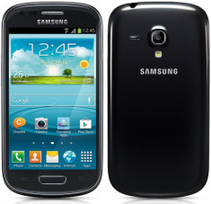 Samsung Galaxy S3 Mini I8190 Pebble Blue 8GB 1GB RAM 5MP + FACTURA FISCALA + Garantie PRODUCATOR 24 LUNI! foto