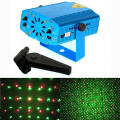 Proiector laser stele miscatoare si joc de lumini foto