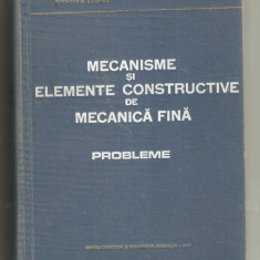 Mecanisme si elemente constructive de mecanica fina-probleme