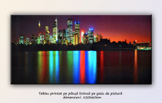 Tablou modern canvas - New York City At Night (120x60cm), livrare gratuita in 24h foto