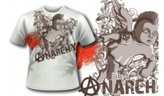 Tricou personalizat &amp;quot;Anarchy&amp;quot; printeo foto