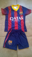 COMPLEU TRICOU SI SORT BARCELONA ORIGINAL CU NEYMAR JR foto