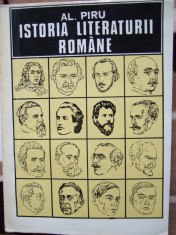 ISTORIA LITERATURII ROMANE de AL.PIRU foto