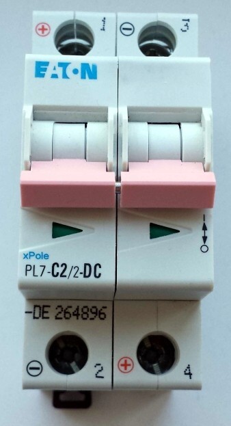 PL7-C2/2-DC - Intreruptor automat 6kA C2/2-DC - EATON Moeller series ...
