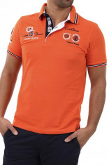 Tricou Polo barbati Carisma Portocaliu 4011 foto