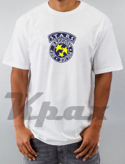 Tricou emblema resident evil police racoon STARS film joc ps3 xbox street style dope bumbac 100% idee cadou foto