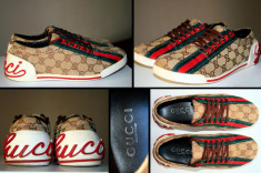 Adidasi/tenisi/pantofi sport casual Gucci - LowTop - moderni, comozi, originali, achizitionati din Italia foto