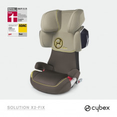 Scaun auto 15-36 kg cu Isofix Solution X2 Fix Natural (Crem) Cybex foto